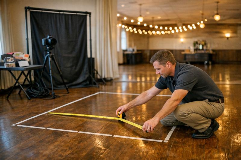 What Size Space Do You Need for a Photo Booth Setup? (Venue Planning Guide)