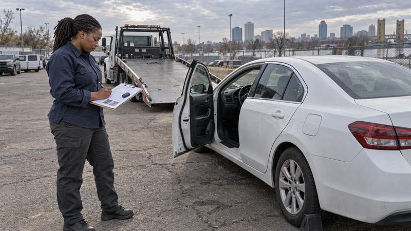 What Should Be Included in a Vehicle Condition Report for Towing and Recovery?